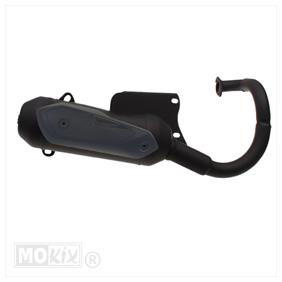 Uitlaat Tecnigas Silent-Pro Black Honda Scoopy / SH 50 (bouwjaar