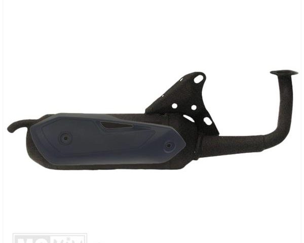 Uitlaat Tecnigas Silent-Pro Black Minarelli 100cc (Aerox / Nitro / Neo's / Ovetto)