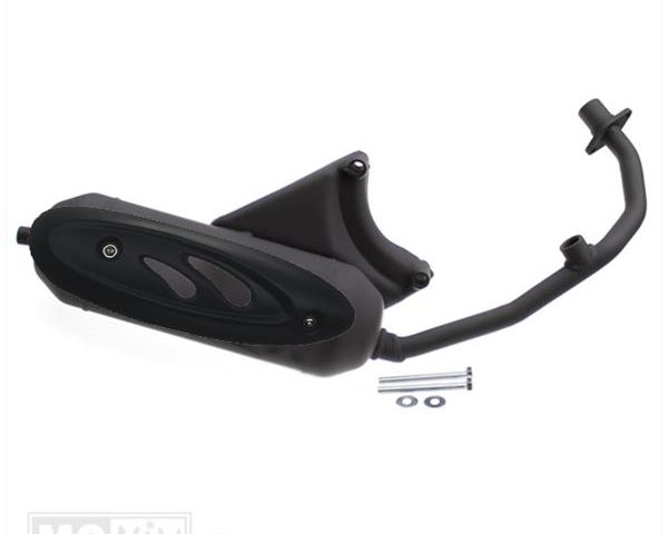 Uitlaat Tecnigas Silent-Pro Black Piaggio Zip 4T Euro 4 (met Lambda)