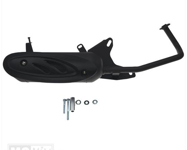 Uitlaat Tecnigas Silent-Pro Black Sym Fiddle II / Kymco Agility 4T (Oud Model)