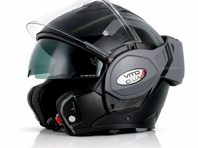 Vito Reverse Deco Systeemhelm — foto 10